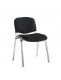Taurus Fabric Chrome Frame Stacking Chair