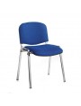 Taurus Fabric Chrome Frame Stacking Chair