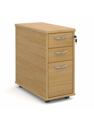 Slim Line Mobile Pedestal Oak