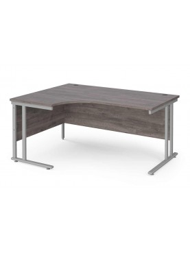 Maestro 25 Corner Desk 1600mm SIlver Leg