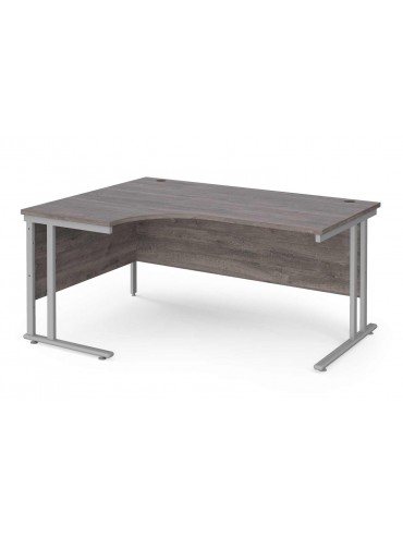 Maestro 25 Corner Desk 1600mm SIlver Leg