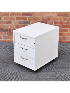 Used Mobile Pedestal White 