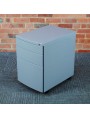 Used Silver Mobile Pedestal 